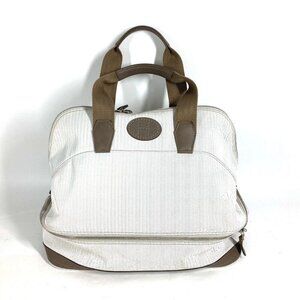 HERMES Sac de Golf 40 Bags Golf Bags Hand Bag Beige/White